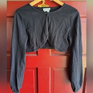 Bonnie Jean black bolero jacket